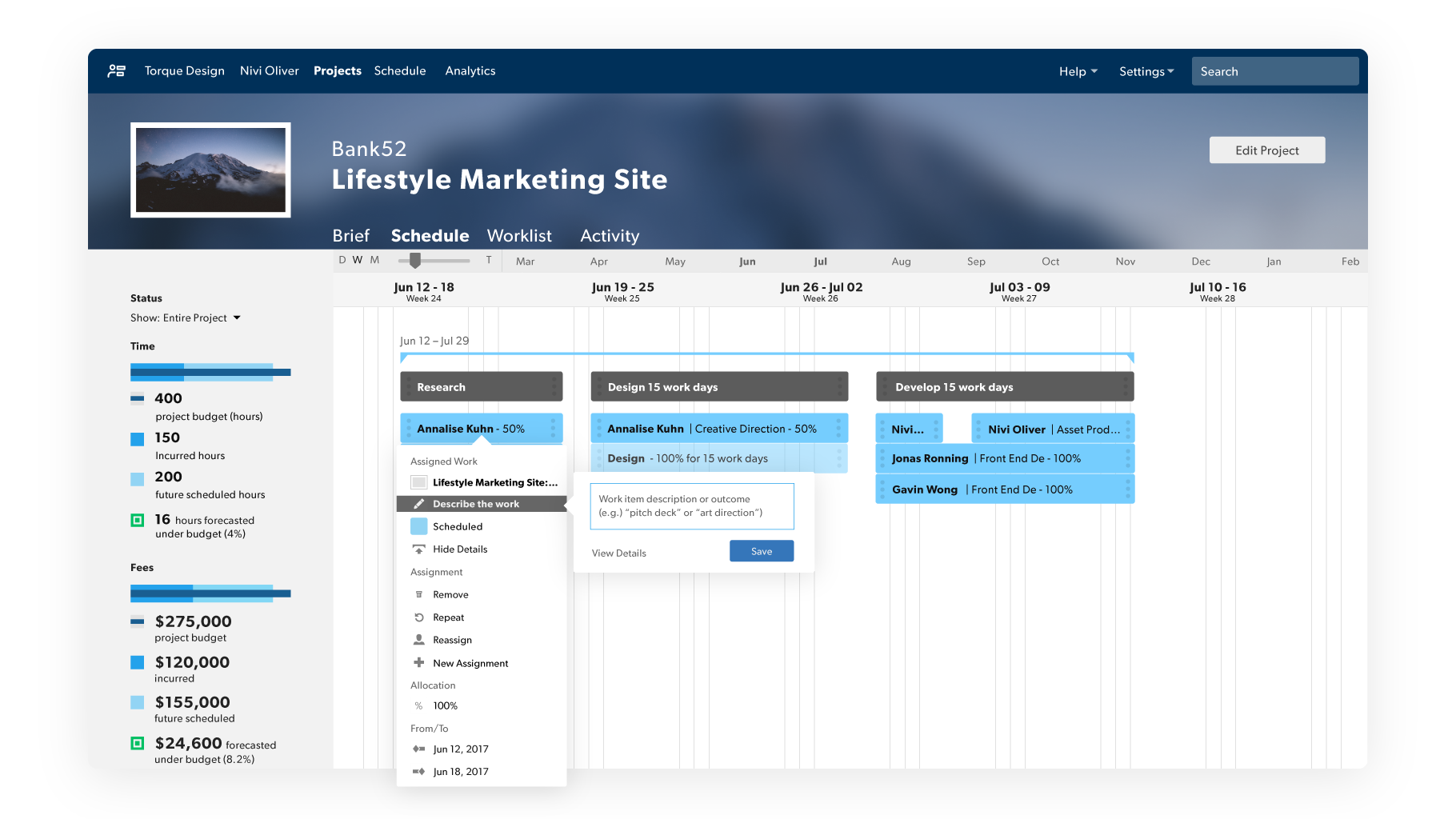 flexible project planning